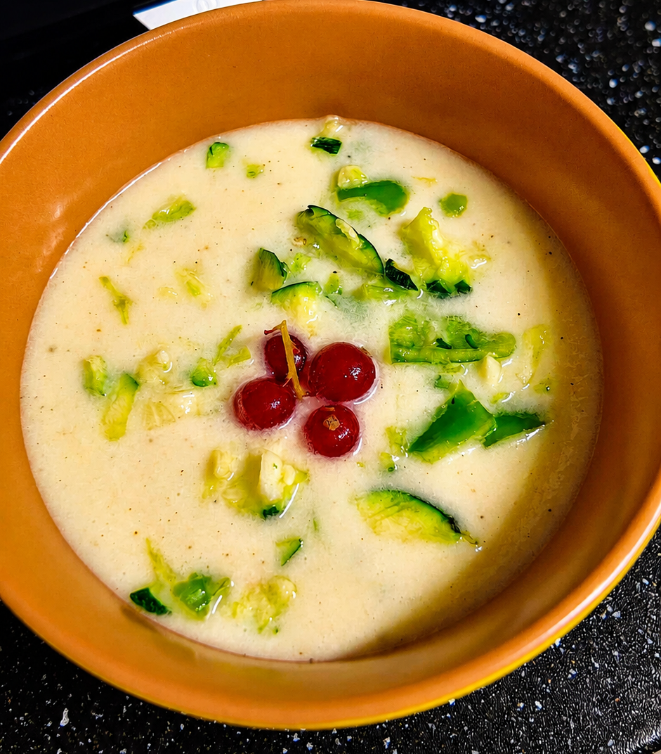 Sopa fría de melón con Thermomix