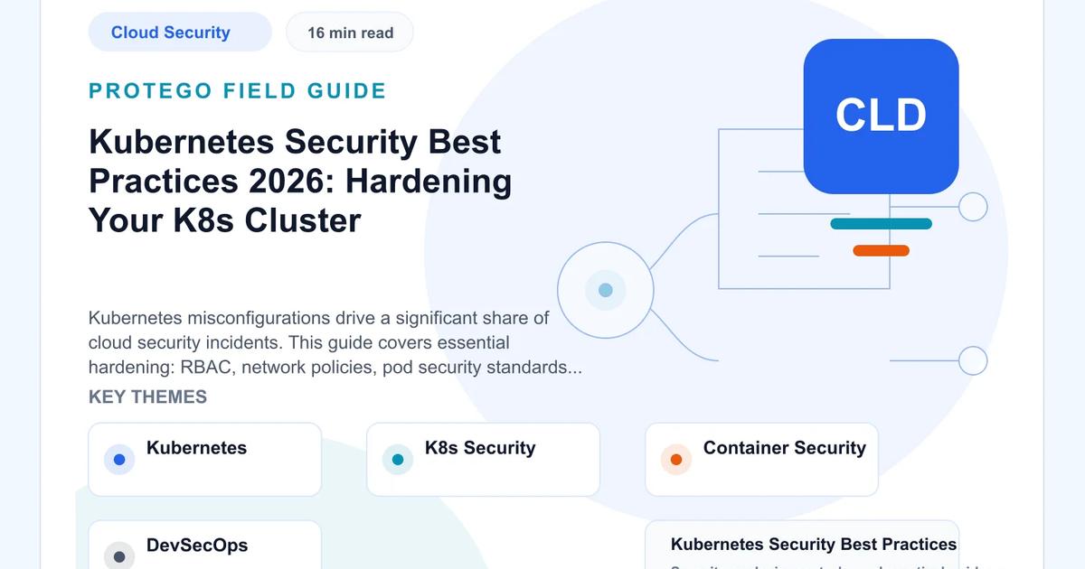 Kubernetes Security Best Practices 2026 (Complete... | Protego