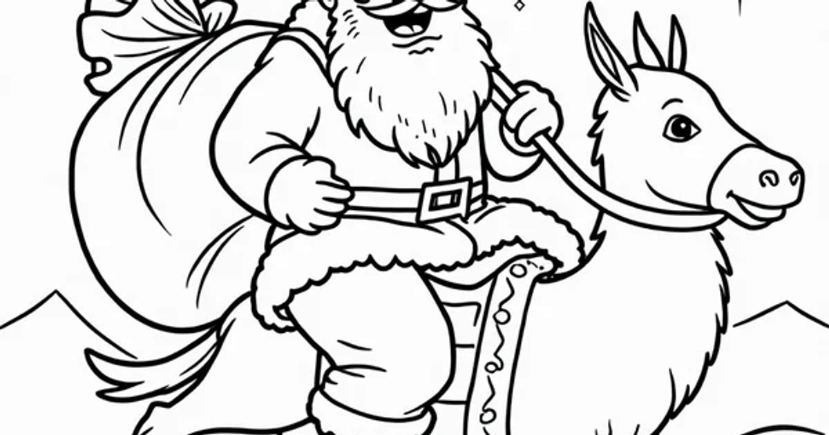 How To Turn Christmas Photos Into Stunning Coloring Pages