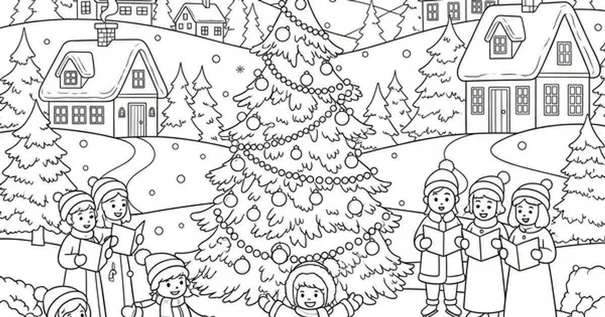 The Winter Calm Coloring Routine: 7 Pages a Day to De-Stress During the Holidays