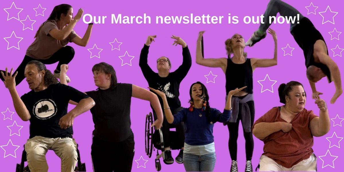 Our March newsletter is out today!  

* From the GM: "Inclusion without power or leadership is tokenism"
* PANNZ - ADP feedback through a disability lens
* PANNZ - Creative Producer's exciting takeaway
* Register for our Matariki 2023 Education Programme!
* New education class tutor!
