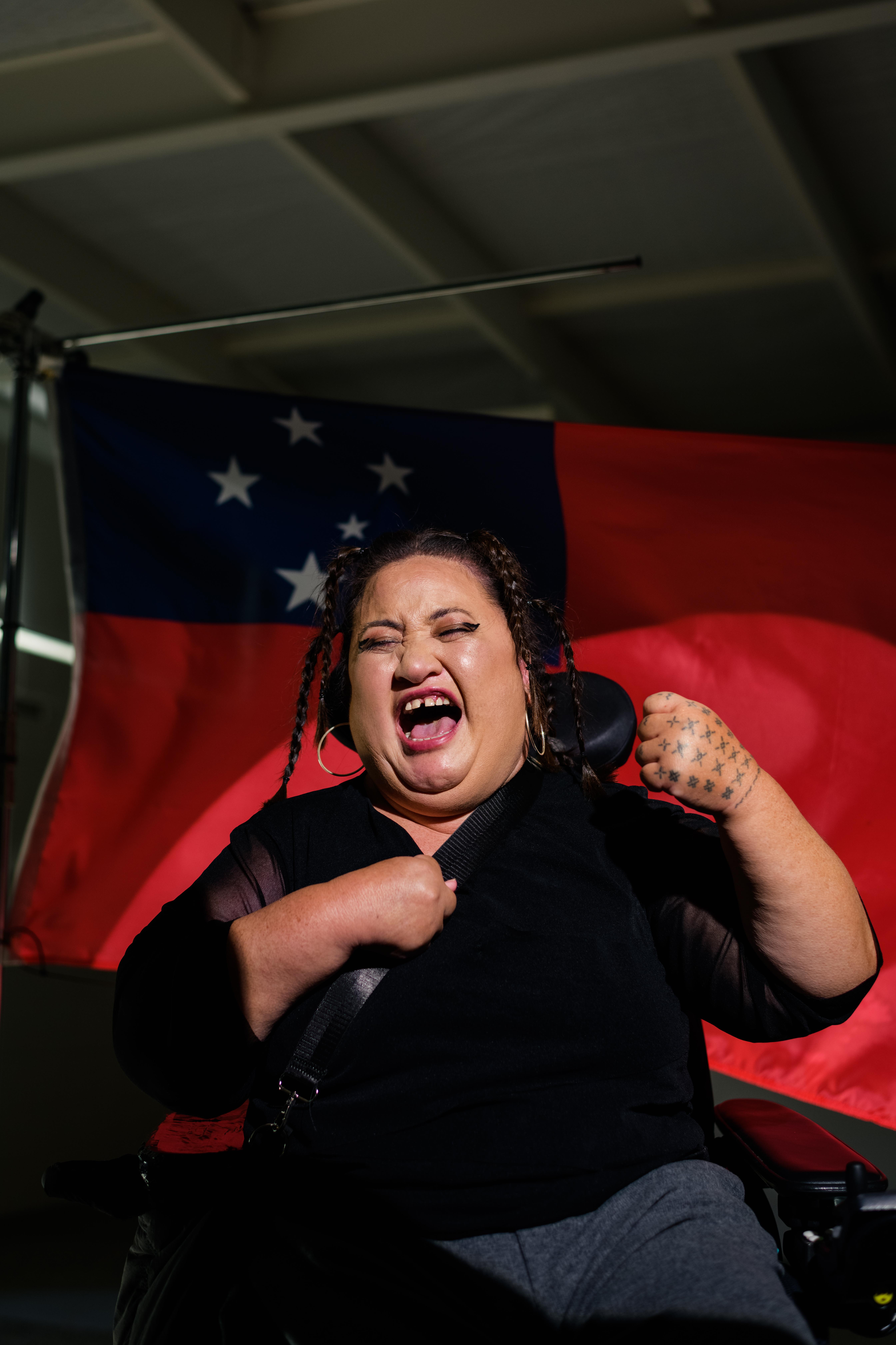 AIGA (Samoan for family/whānau) is a groundbreaking and emotional Disability-led Pasifika-led work of theatre told through the lens of the real-life journey of Lusi Faiva.