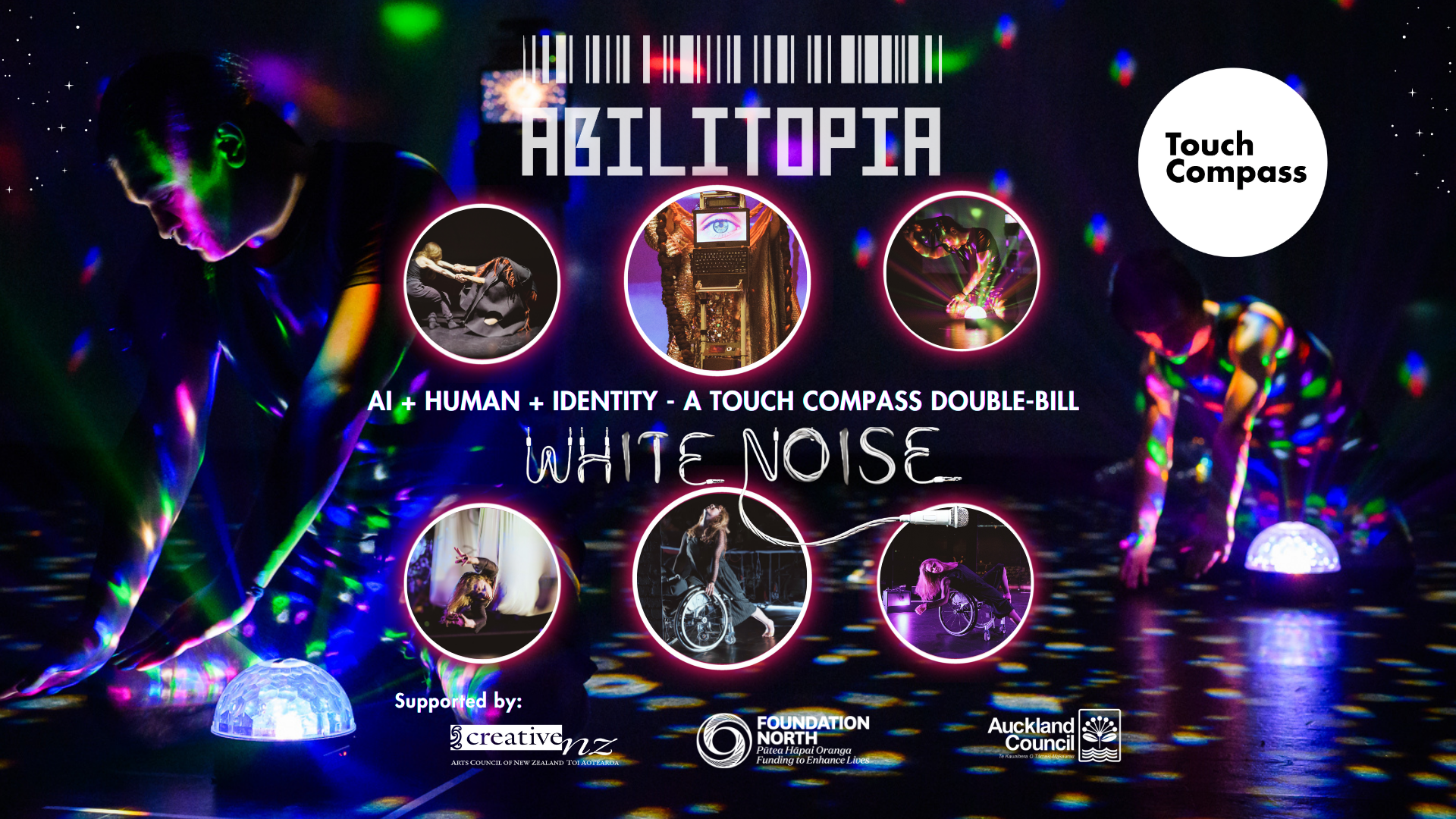 ABILITOPIA (World Premiere!) + WHITE NOISE (Aotearoa NZ Premiere!) - An exciting double-bill by Touch Compass