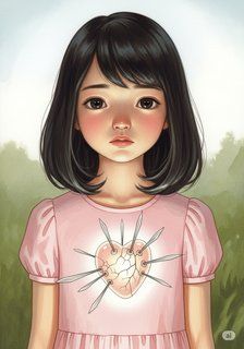 ガラスの心 drama story for 13-18 years children in Japanese featuring sad themes