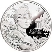 1 Dollar (Dolley Madison) - Obverse