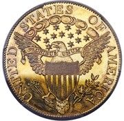10 Dollars "Plain 4 Gold" (Pattern) - Reverse