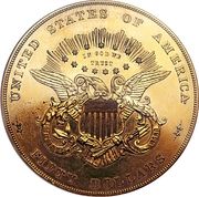 50 Dollars "Half Union" (Pattern; gold) - Reverse