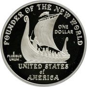 1 Dollar (Leif Ericson Millennium) - Reverse