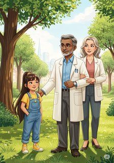 Elara and the Climate Watchers educational story for 7-12 years children in English featuring inspiring themes