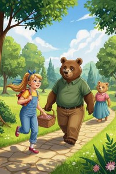 A Day with My New Family daily life story for 7-12 years children in English featuring warm themes