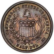 ½ Dollar (Pattern) - Reverse