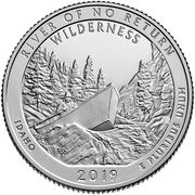 ¼ Dollar "Washington Quarter" (Frank Church River of No Return Wilderness, Idaho) - Reverse