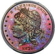 1 Dollar "1879 Goloid Metric Dollar" (Pattern; Copper) - Obverse