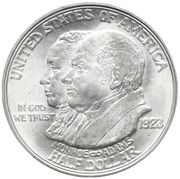½ Dollar (Monroe Doctrine Centennial) - Obverse