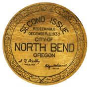 50 Cents - City of North Bend (North Bend, Oregon) - Obverse
