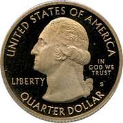 ¼ Dollar "Washington Quarter" (Chaco Culture National Historical Park, New Mexico) - Obverse
