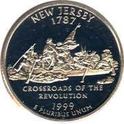¼ Dollar "Washington Quarter" (New Jersey) - Reverse