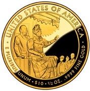 10 Dollars (Frances Cleveland (Second Term); Bullion Coinage) - Reverse