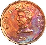 Civil War Token - Army and Navy (George B. McClelland) - Obverse