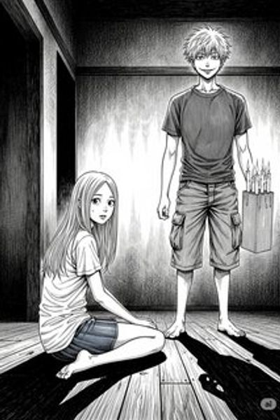 百の闇、最後の語り手 mystery story for 13-18 years children in Japanese featuring tense themes