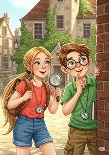 The Discovery Duo and the Eldorian Secret educational story for 7-12 years children in English featuring exciting themes
