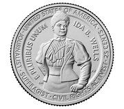 25 Cents "Washington Quarter" (Ida B. Wells) - Reverse