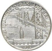 ½ Dollar (San Francisco - Oakland Bay Bridge) - Reverse