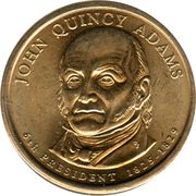 1 Dollar (John Quincy Adams) - Obverse