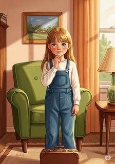 Elara's Sleepover Snuggles daily life story for 3-6 years children in English featuring warm themes