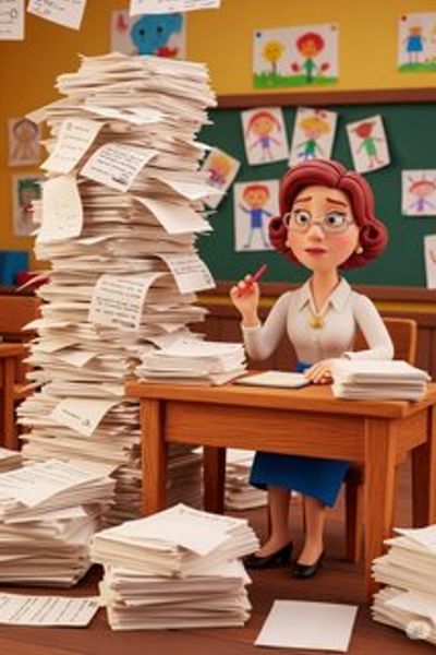 La Montagne de Madame Dubois educational story for 7-12 years children in French featuring inspiring themes