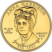 10 Dollars (Anna Harrison; Bullion Coinage) - Obverse