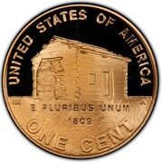 1 Cent "Lincoln Cent" (Birth and Early Childhood - Bronze) - Reverse