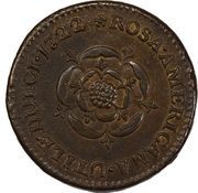 ½ Penny - Rosa Americana - Reverse