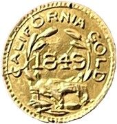 Token - California Territorial Gold (Liberty Head and Bear) - Reverse
