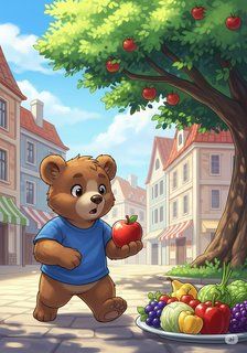 Leo’s Tasty Adventure educational story for 3-6 years children in English featuring warm themes