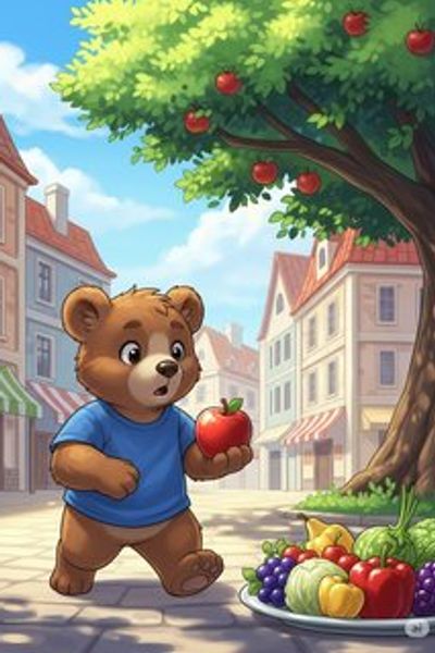 Leo’s Tasty Adventure educational story for 3-6 years children in English featuring warm themes