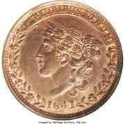 Cent - Hard Times Token - Millions For Defence (Not For One Cent) - Obverse