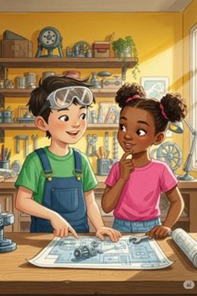 The Morning Marvel 3000 educational story for 7-12 years children in English featuring inspiring themes