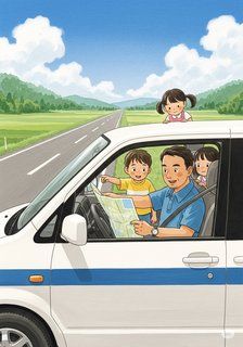 モコモコ動物ミニバン：おとさがしドライブ educational story for 3-6 years children in Japanese featuring warm themes