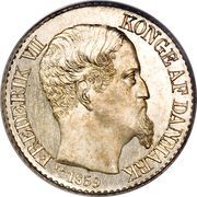 5 Cents - Frederik VII - Obverse