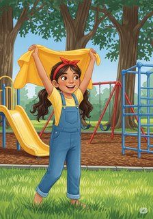 Lola’s Big Idea daily life story for 3-6 years children in English featuring warm themes