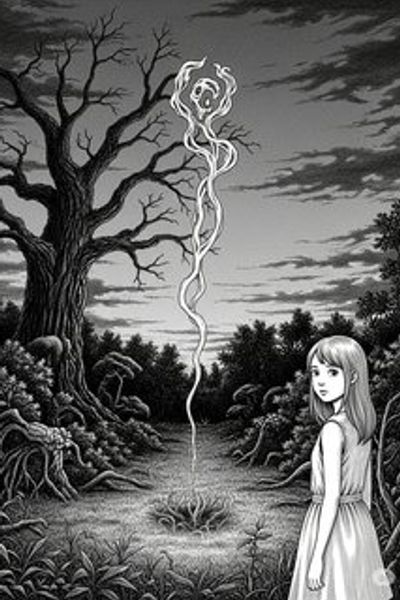 歪んだ迎え火 mystery story for 13-18 years children in Japanese featuring mysterious themes