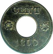 1 Cent "1850" (Pattern) - Reverse