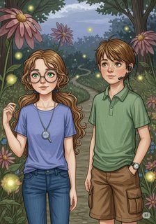 The Curious Case of the Disappearing Gnomes mystery story for 7-12 years children in English featuring mysterious themes