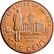 1 Cent "Lincoln Cent" (Professional Life) - Reverse