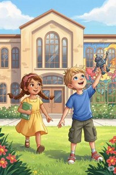 The Dream School Architects educational story for 7-12 years children in English featuring inspiring themes