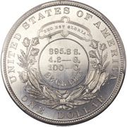 1 Dollar "1880 Metric Dollar" (Pattern) - Reverse