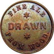 Civil War Merchant Token - Carland's (New York City, New York) - Reverse