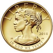 10 Dollars (American Liberty) - Obverse