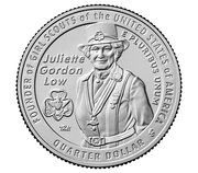 ¼ Dollar "Washington Quarter" (Juliette Gordon Low) - Reverse